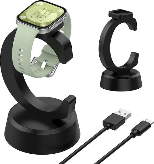 Φορτιστής για Huawei Band, Watch Fit Μαύρος