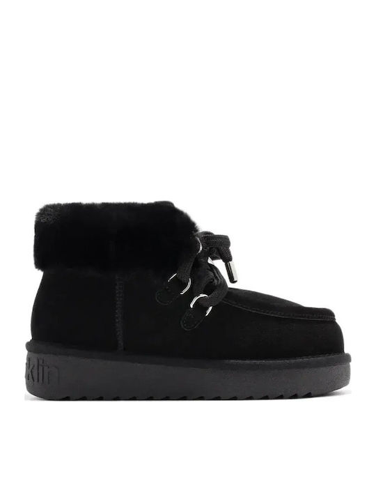 D.Franklin Ghete Dama Ankle Boots de Catifea cu...