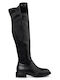 Damenstiefel Über dem Knie Schwarz