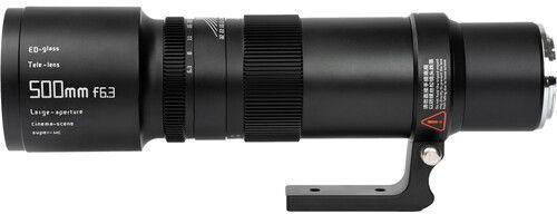 TTArtisan Voller Rahmen Kameraobjektiv 500mm f/6.3 Teleobjektiv für Canon RF Mount Black