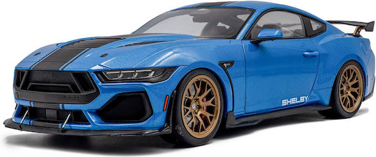 1/18 Shelby Mustang Super Snake 2025 Grabber Blue Metallic W Black Stripe