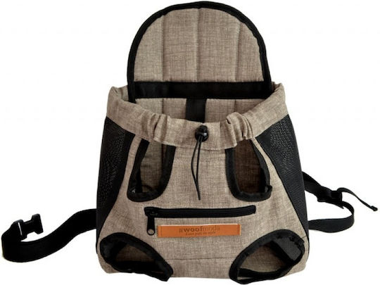 Woofmoda Μάρσιπος για Μεταφορά Σκύλου Γκρι Μ43xΠ32xΥ27εκ.