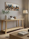 Decoza Solid Wood Console Table Natural Shade L200xW40xH80cm
