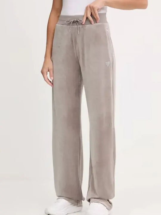 Guess Sweatpants Velvet Gray