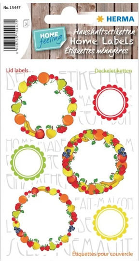 Adhesive Labels Fruit Slots 18pcs Herma
