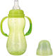 Nuby Kinder Trinkflasche aus Silikon Grünes 320ml