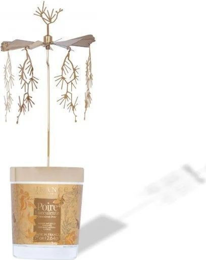 Durance Candle Succulent Pear-noel 2024 Carrousel Aromatic Candle Juicy Pear 75 Gr