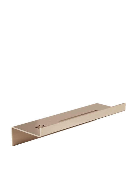 Verdi Επιτοίχια Ραφιέρα Μπάνιου 50x9.3x7cm Ροζ