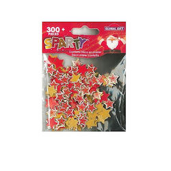 Konfetti Papier Sterne 300+Stücke Global Gift