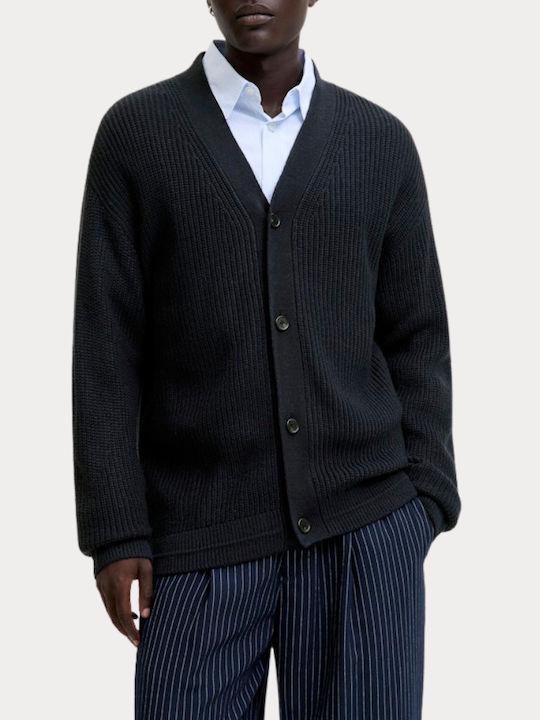 Jack & Jones Men's Knitted Cardigan with Button...
