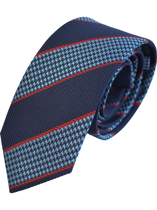 Octopus Men's Tie Silk Printed in Blue Color