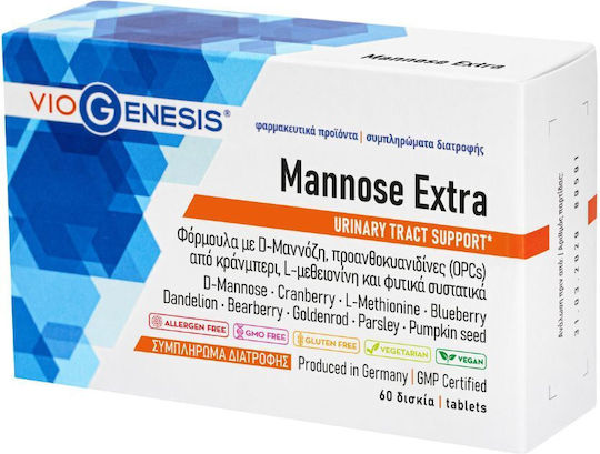 Viogenesis Mannose Extra Supliment Alimentar Special 60 Comprimate