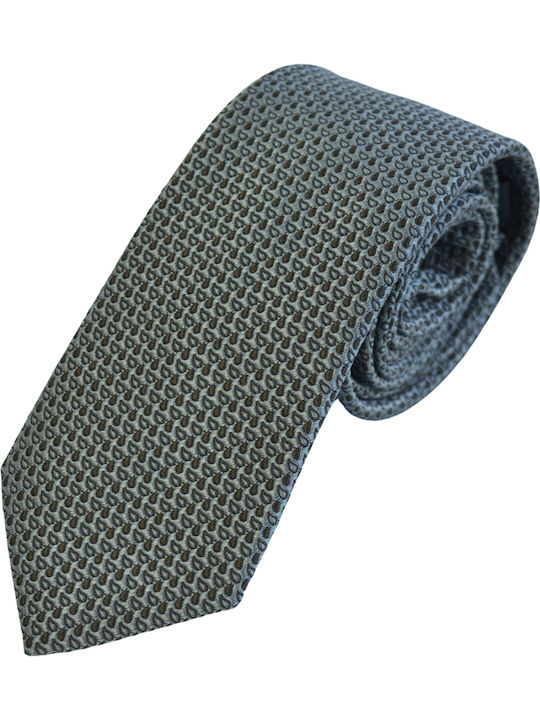 Octopus Men's Tie Silk Printed in Gray Color