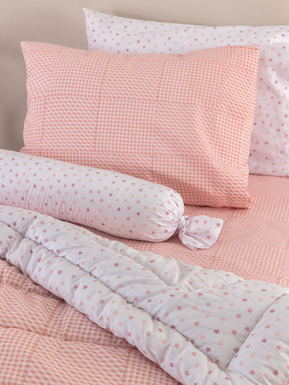 Palamaiki Kids Cotton Pillowcase Set 52x72cm Pink