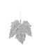 Maple Leaf Ornament Set of 6 Pieces 14cm Silver