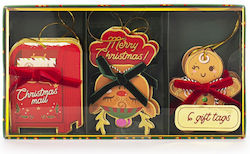 Σετ Gift Tag Tri-coastal Reindeer 6 Τεμ