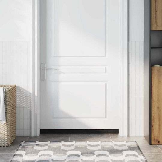 vidaXL Zugluftstopper Stange Tür mit Bürste in Braun Farbe 1mx5.5cm