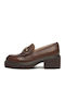Leder Pumps Beige