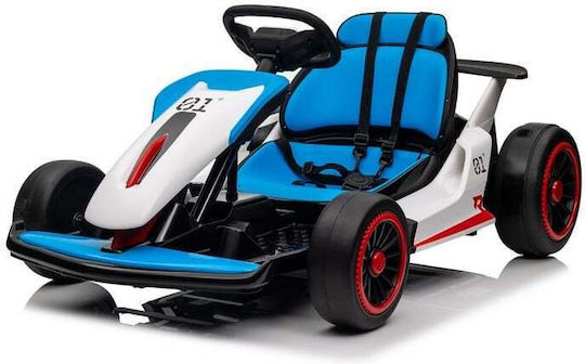 Go Kart Cu Un Loc Cu Telecomandă 24 Volt Albastru