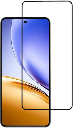 Закалено Стъкло Tempered Glass Протектор За Екран С Пълно Покритие Realme 14 5g 14t 5g Черен