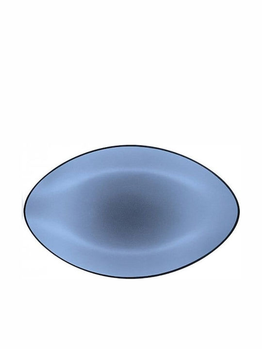 Revol Equinoxe Плитка Овална Синя Чиния 35x22.3см