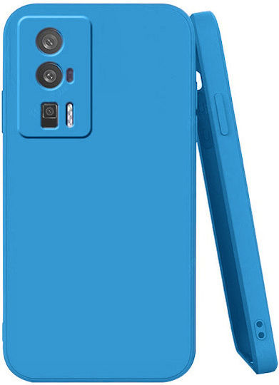 Задна корица Силикон Син (Poco F5 Pro)