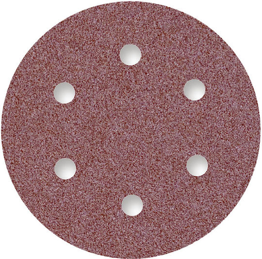 Sandpapers Menzer Red Fi 150 K120 6 Holes Grinders 50 Pieces Pack