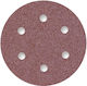 Sandpaper Menzer Red Fi 150 K240 6 Holes Grinders 50 Pcs Pack