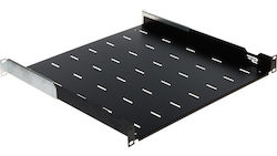 Raft Reglabil Pentru Dulap Rack 19 Inch 1u 450mm Negru