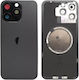Apple Iphone 15 Pro Max Battery Door Camera Lens Magsafe Black Logo Oem