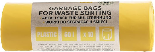 Donau Trash Bags Capacity 60lt 10pcs Yellow