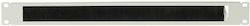 Lanview 1u 19" Simple Type Brushed Cable Organizer Panel
