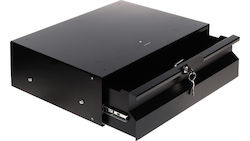 Drawer Lock Rack 19 3u 320mm Black Cabinet Tools Equipment Documents