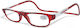 Optosquad Lesebrille +2.75 mit Magnet in Rot Farbe A0083