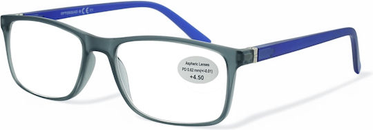 Optosquad Reading Glasses +4.50 in Gray color OPT8970-1