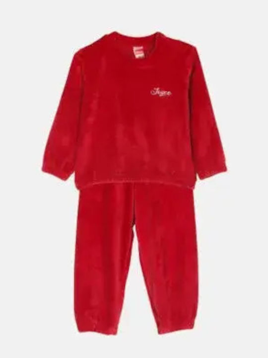 Kids Clothing Set with Pants Winter 2 Pieces Red - Red Active