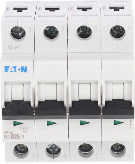 Adapter-Schalter 4p B 25a 6ka Ac Pl6-b25/4 166498