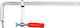 Geschmiedete Schreinerzwinge 600x120mm