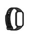 Λουράκι Σιλικόνης Μαύρο (Xiaomi Smart Band 9 Active)