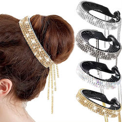 Hair Accessories Clip Crystal Ponytail Bun Madison