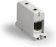 2-Wire Rail Connector 35-150mm2 Grey Ke63