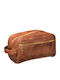 Toiletry Bag in Brown color