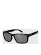 4F Herren Sonnenbrille mit Schwarz Kunststoff Gestell und Gray Polarisiert Linse 4FWMM00ASUNU070-20S