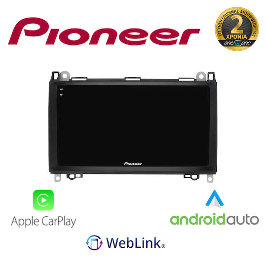Pioneer Car Audio System for Mercedes-Benz B Class Sprinter Vito Viano 2015-2019 Bluetooth USB Wi-Fi GPS Apple CarPlay Android Auto with 9 Inch Touch Screen