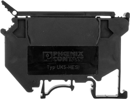Phoenix Contact Schwarzer Sicherungs-Klemmblock Uk5 Hesi 3004100