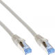 Inline Cat.6a Patch Cord S/FTP PIMF 500 MHz Gray 15 m
