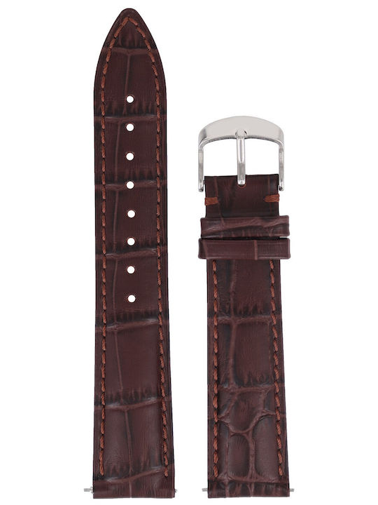 Diloy Straps Lederriemen Braun 20mm