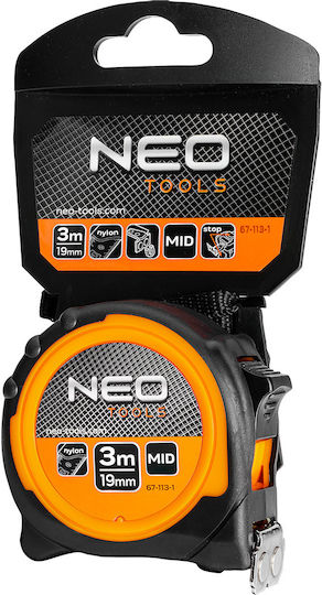 Neo Tools Banda de măsurat cu magnet 19mm x 3m