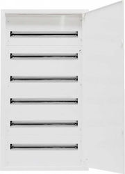 6x24 Surface Mounted Modular Switchgear IP40 Lock RAL9003 Reg Frame Door A-RZ53 6x24 Surface Mounted Modular Switchgear IP40 Lock RAL9003 Reg Frame Door A-RZ53