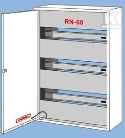 3x20 Oberflächenmontierter Modularer Schaltkasten Ip30 Rn-60